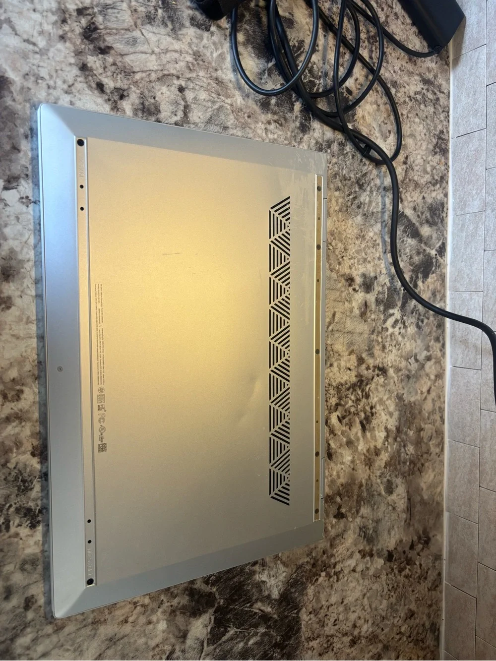 HP Silver 2-in-1 Convertible Laptop with Backlit Keyboard